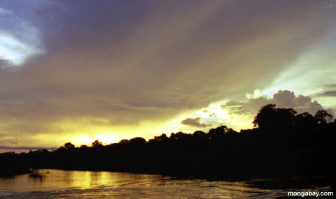 Amazonas Sonnenuntergang