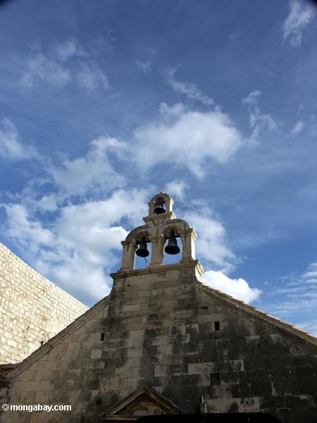 Tour de Bell dans la vieille ville (diplômé) de Dubrovnik