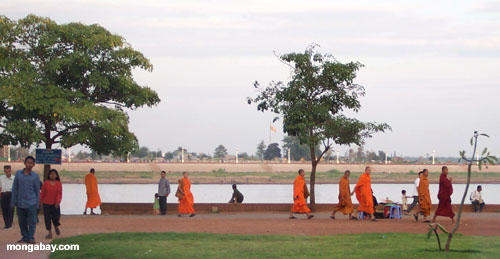 Moines, Cambodge